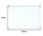 日通牌單面磁性鋁邊白板  (60Hx120W)cm