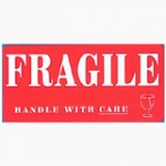 No 20 標籤 -FRAGILE (56x113mm) 30個/包