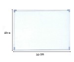 日通牌單面磁性鋁邊白板  (120Hx210W)cm