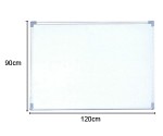 日通牌單面磁性鋁邊白板  (90Hx120W)cm